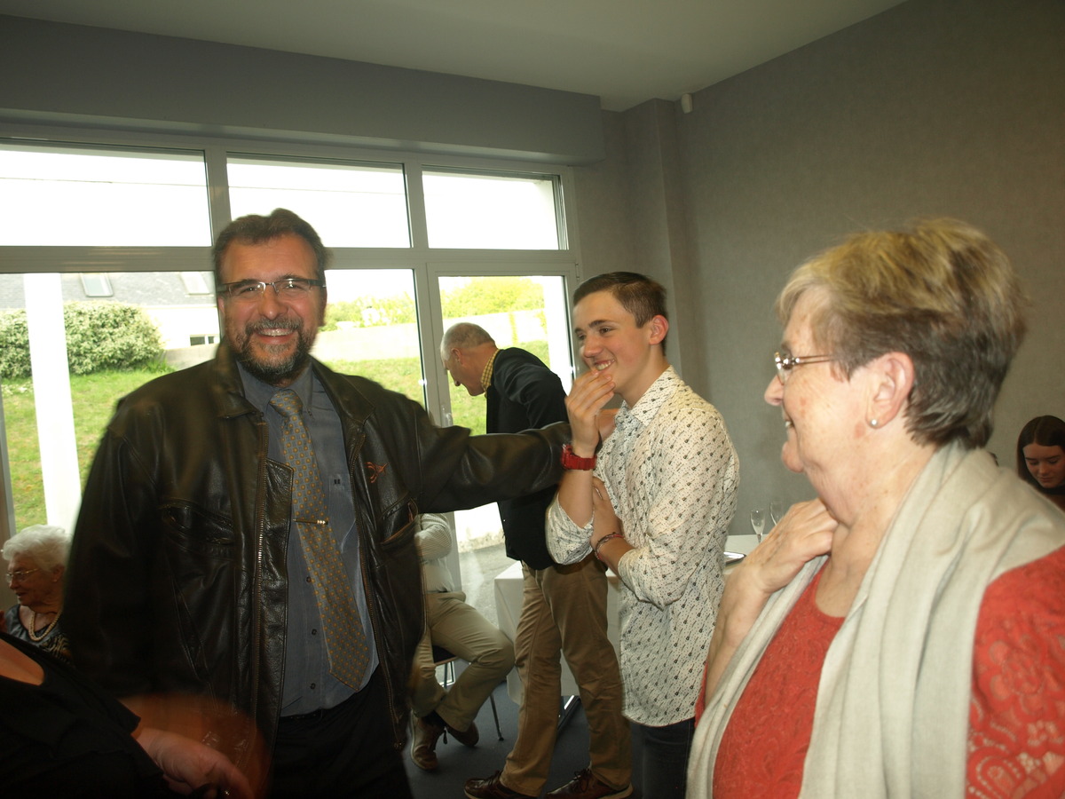 At the Gala Dinner reception